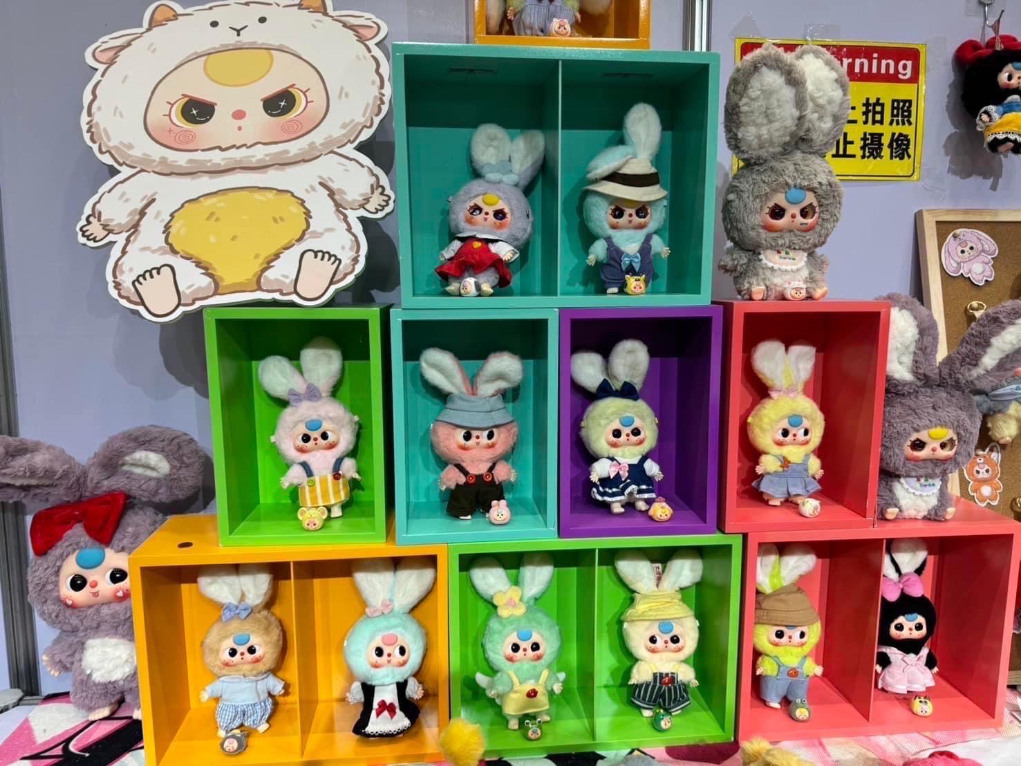 กล่องสุ่มBABY THREE กล่องสุ่มตุ๊กตาเบบี้ทรี รุ่น MACARON CUTE BUNNY