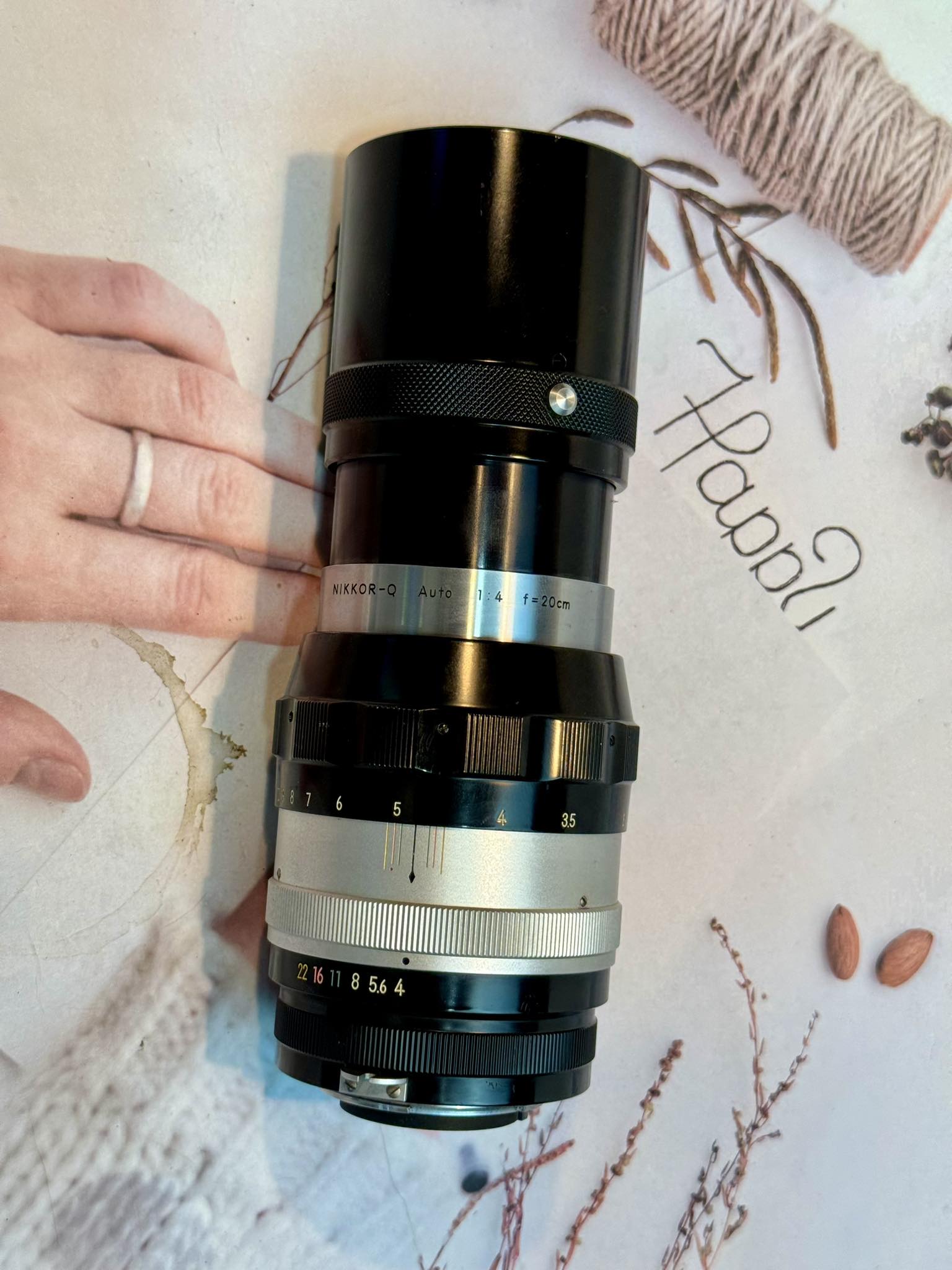 NIKKOR-Q. AUTO 200MM. F4 NIKON NON AI MOUNT