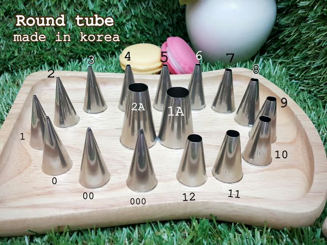 หัวบีบกลม Round tip เบอร์ 000 ถึง 1A (นำเข้าเกาหลี)( เลือกเบอร์)