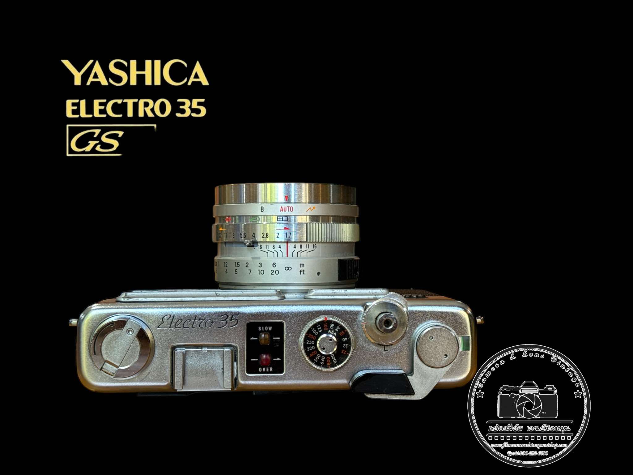 YASHICA ELECTRO 35 GS YASHICA COLOR YASHINON DX 45MM.F1.7