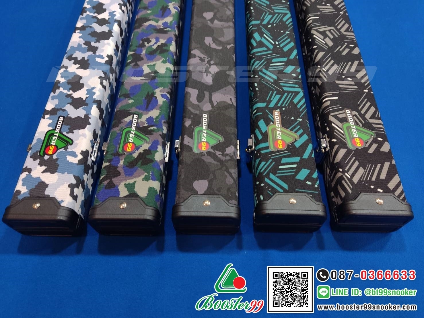 กล่องใส่ ไม้คิวต่อ 2ท่อน 3/4ส่วน หุ้มผ้าPVC (ไม่ขาดง่าย) รุ่นพิเศษ (ราคาต่อ 1ใบ)