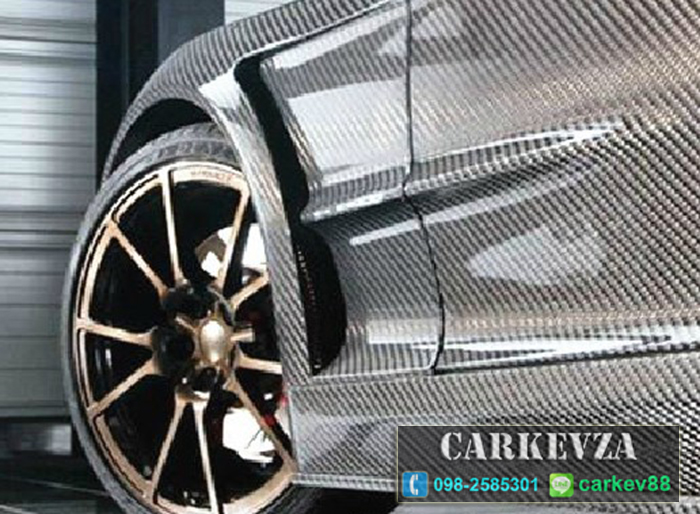 carbon 2D สีดำ หนา 0.15mm 1.52x1m(Air bubble free)