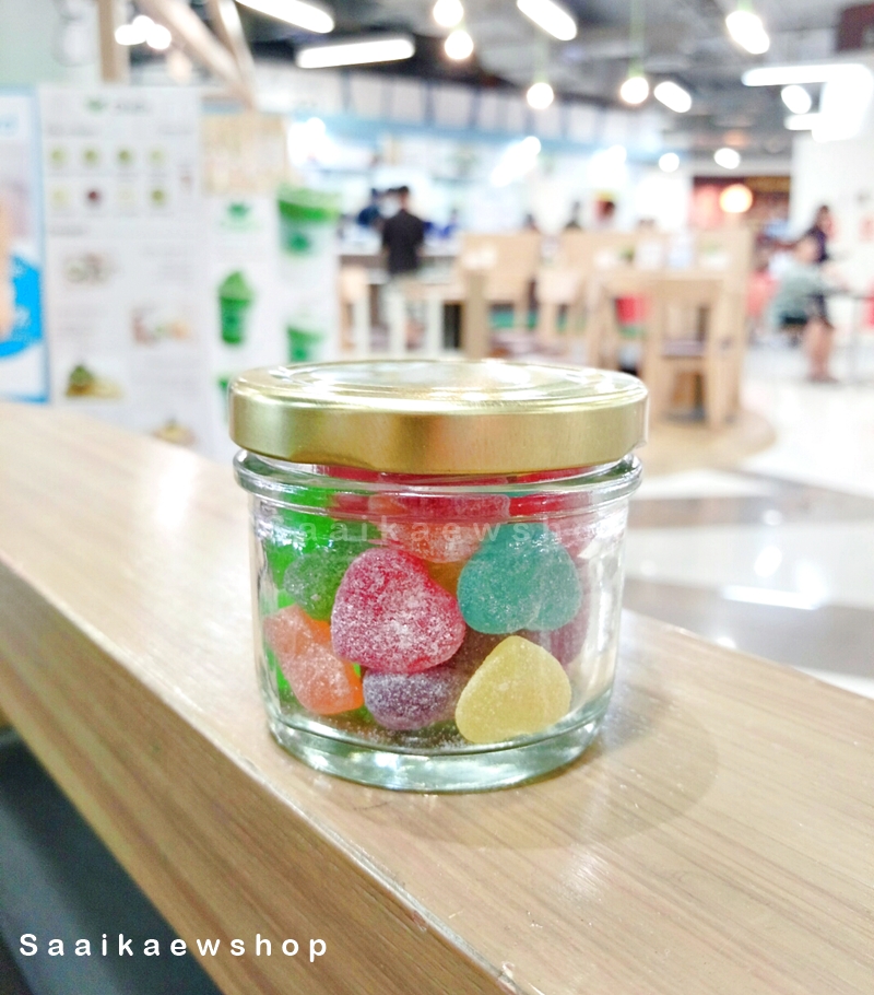 ขวดแก้วกระปุกน่ารัก 80ml.