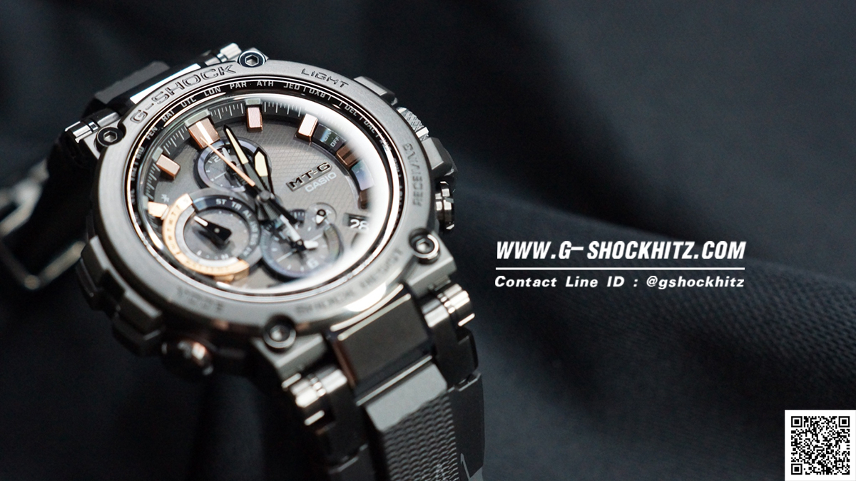 CASIO G-SHOCK นาฬิกาข้อมือ นาฬิกากันน้ำ นาฬิกาของแท้ ประกันศูนย์ CMG 1 ปี รุ่น MTG-B1000TJ-1A นาฬิกาสีดำ