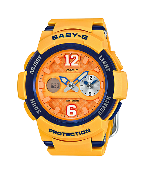 CASIO BABY-G นาฬิกาข้อมือ นาฬิกากันน้ำ นาฬิกาของแท้ ประกันศูนย์ CMG 1 ปี รุ่น BGA-210-4B นาฬิกาสีเหลือง