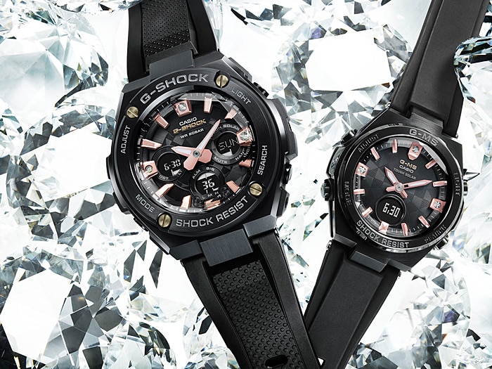 CASIO G-SHOCK นาฬิกาข้อมือ นาฬิกากันน้ำ นาฬิกาของแท้ ประกันศูนย์ CMG 1 ปี รุ่น GST-S310BDD-1AXMSG-S200BDD-1A นาฬิกาสีดำ