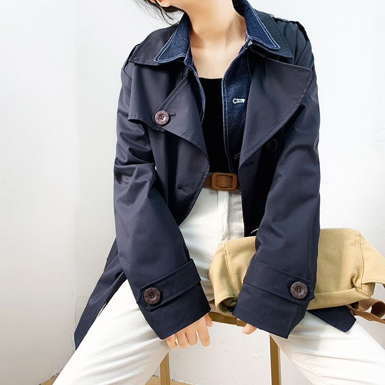 เสื้อนอก เสื้อคลุม เนื้อผ้า Teylene 100% สีดำ แบรนด์ EVERTEK