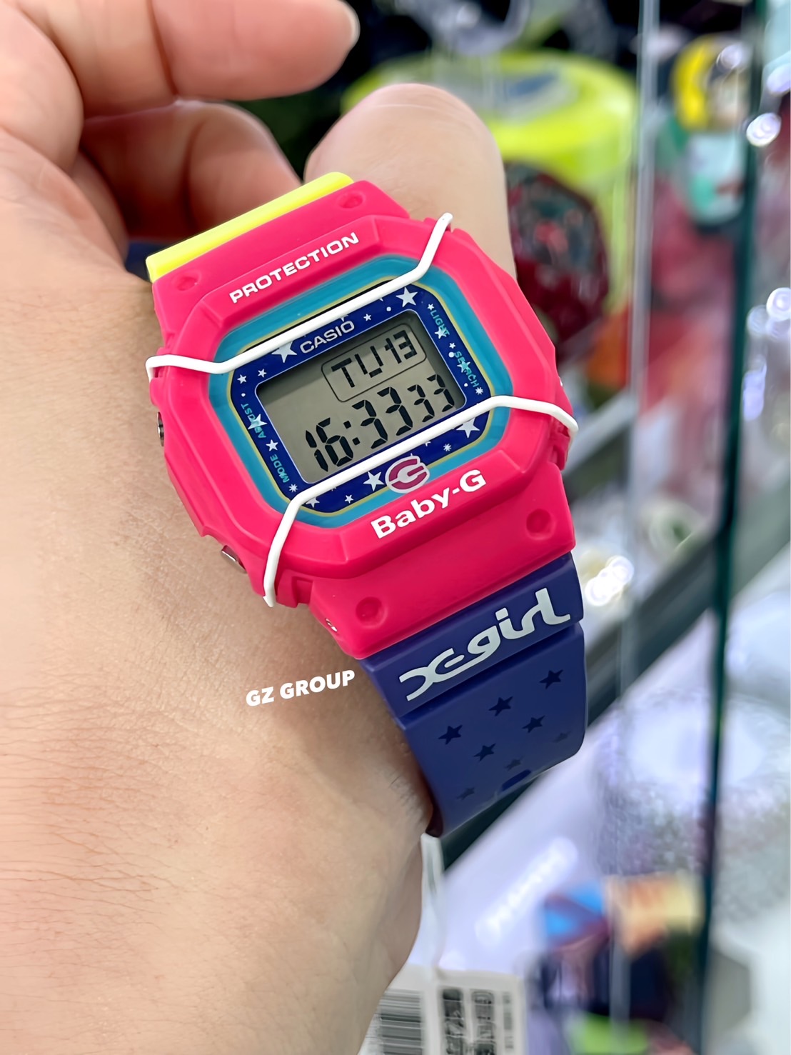 CASIO BABY-G นาฬิกาข้อมือ นาฬิกากันน้ำ นาฬิกาของแท้ ประกันศูนย์ CMG 1 ปี รุ่น BGD-500XG-4JR นาฬิกาสีชมพู