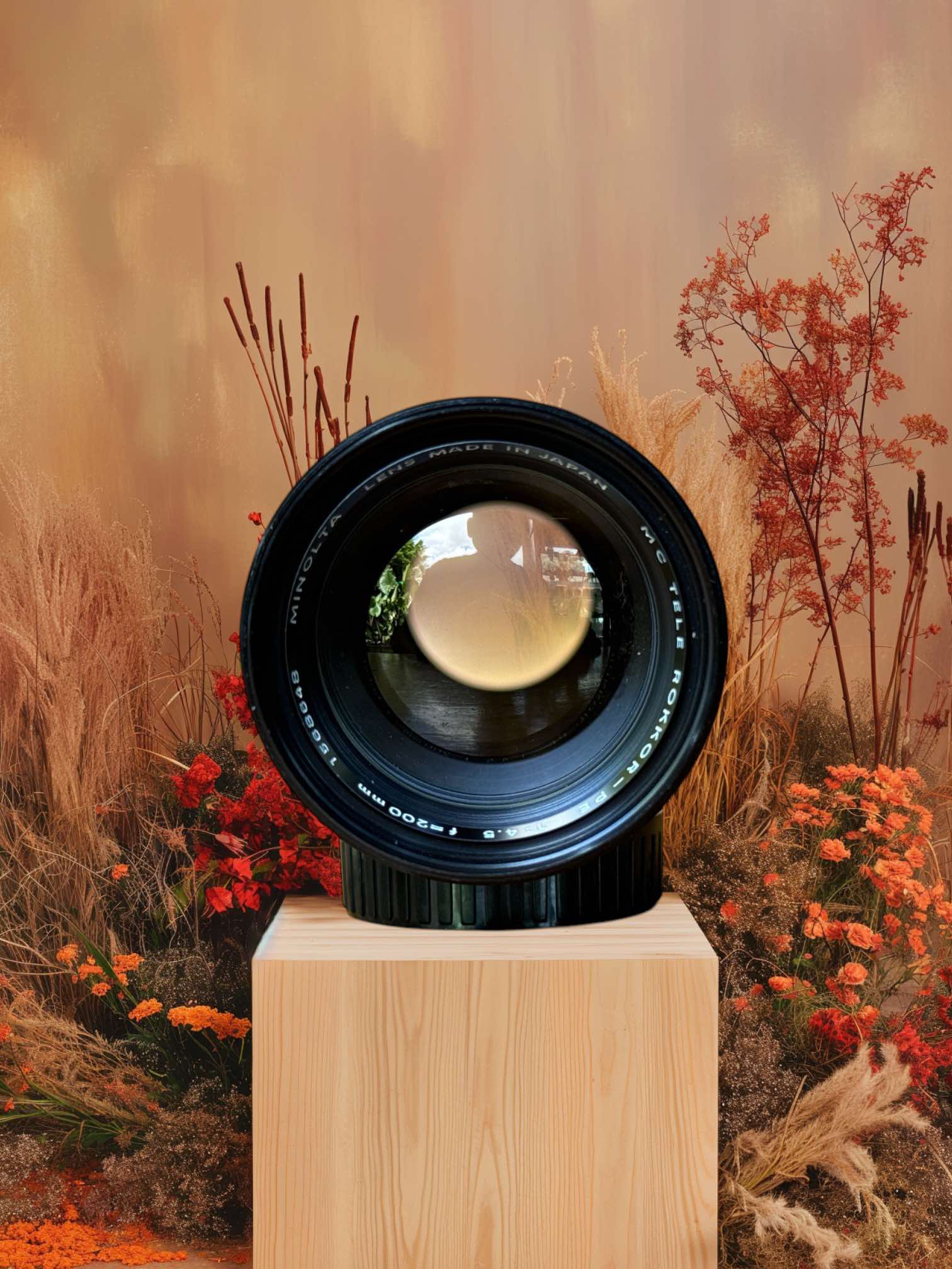 MINOLTA MC TELE ROKKOR-PE 200MM.F4.5 MD MOUNT