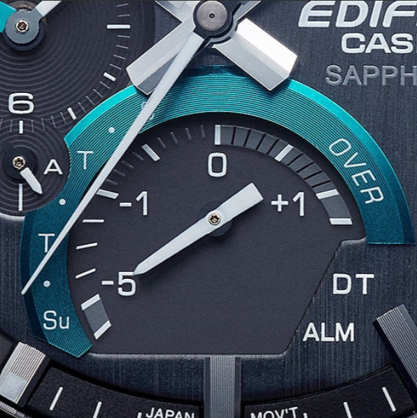 CASIO EDIFICE นาฬิกาข้อมือ นาฬิกากันน้ำ นาฬิกาของแท้ ประกันศูนย์ CMG 1 ปี รุ่น EQB-1000D-1A นาฬิกาสีเงิน