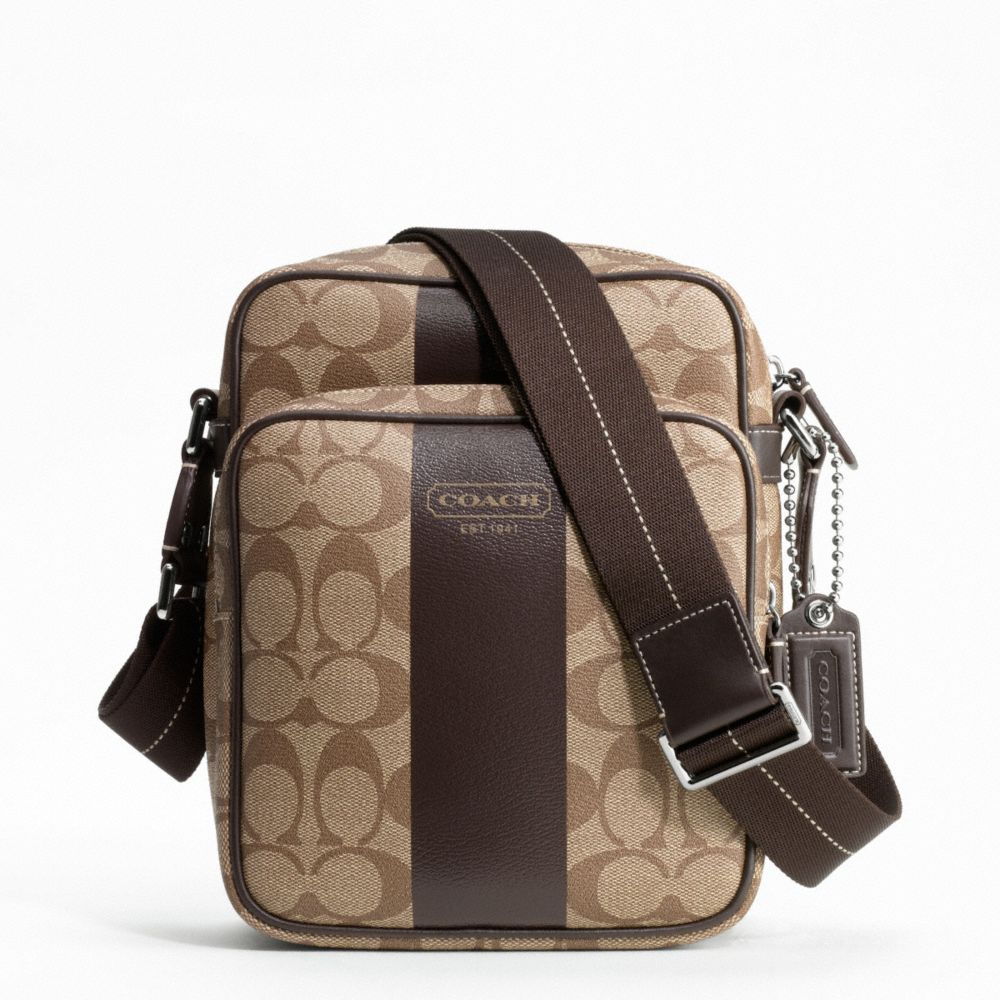 Coach 70589 Heritage Stripe Flight Bag