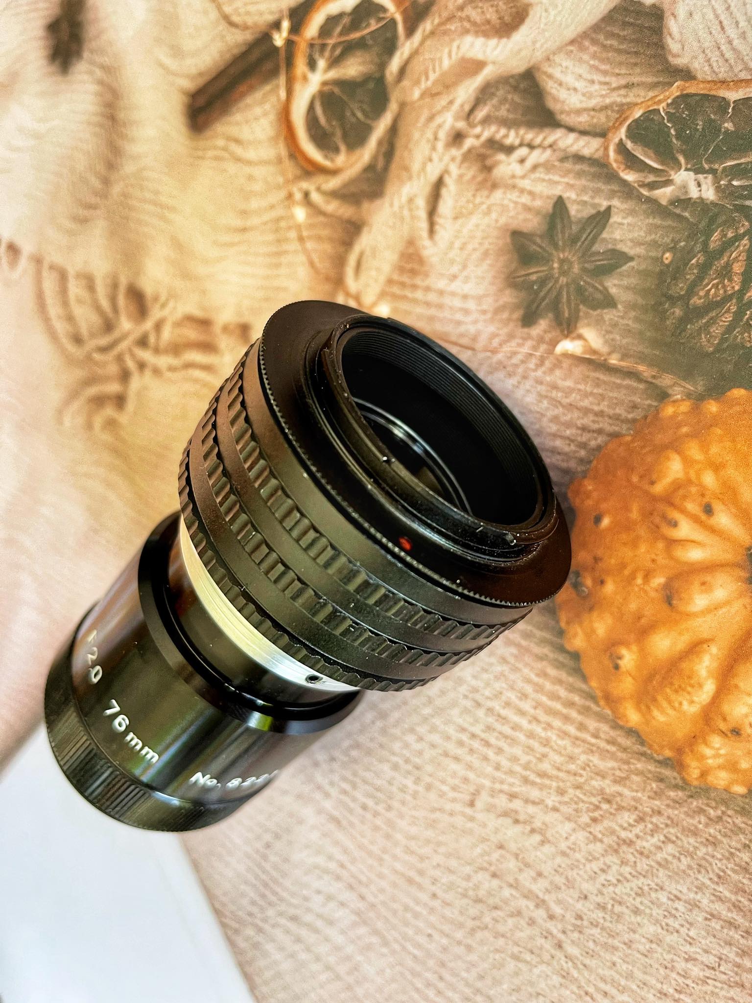 SANKOR-16 76MM.F2 PROJECTION LENS MODIFIED SONY E MOUNT