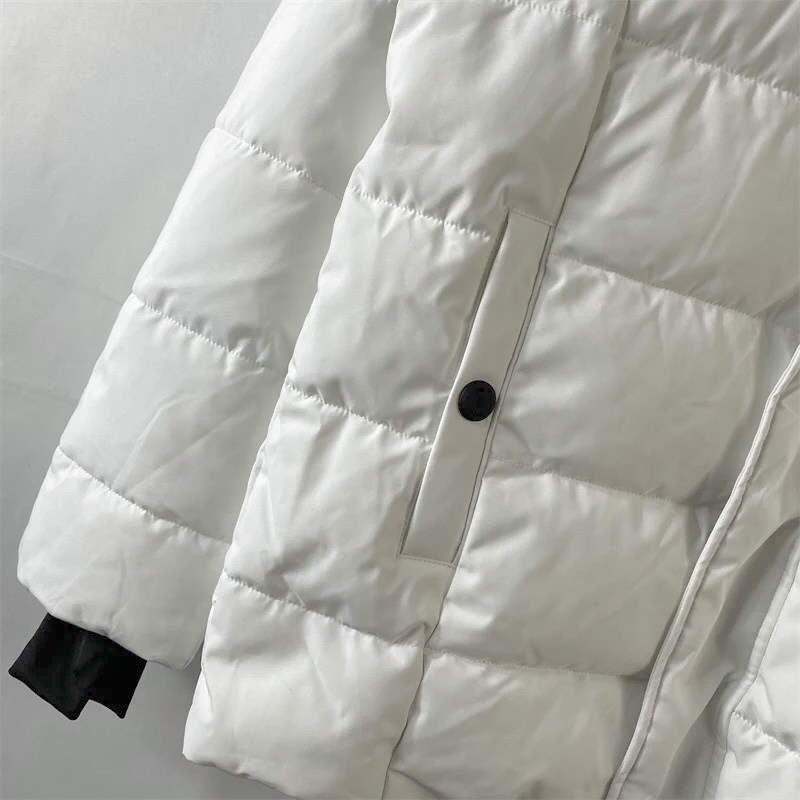 เสื้อกันหนาว เสื้อฮู้ดเฟอร์ บุนวมอุ่น สีขาว แบรนด์ Cranberry jeans (padded puffer coat สำเนา ขาว
