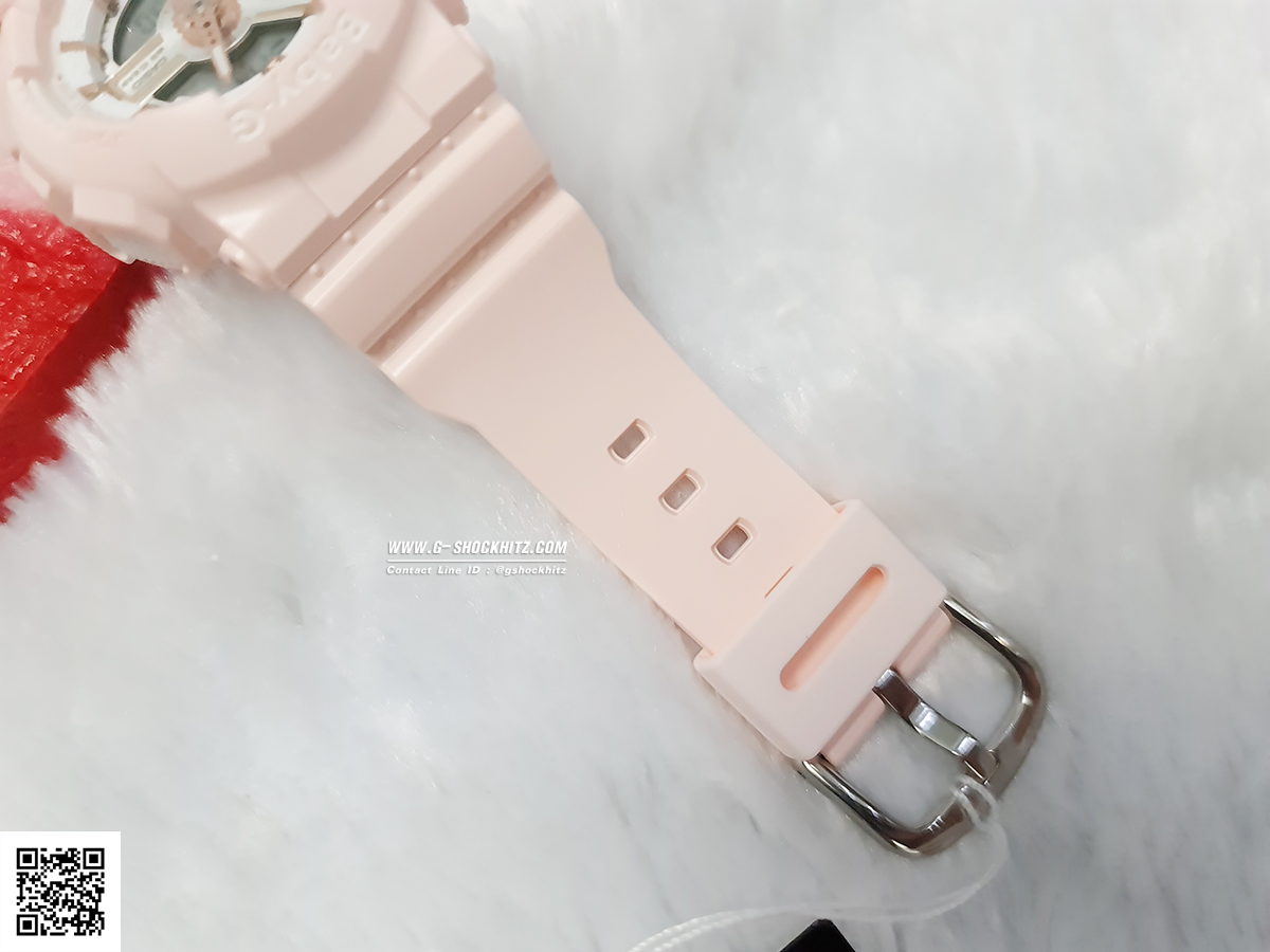CASIO MID YEAR SALE BABY-G นาฬิกาข้อมือ นาฬิกากันน้ำ นาฬิกาของแท้ ประกันศูนย์ CMG 1 ปี รุ่น BA-110RG-4A นาฬิกาสีชมพู