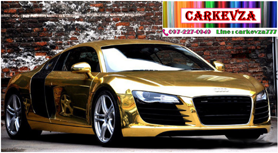 สติกเกอร์ Mirror Chrome-Blue ( ยืดหยุ่นสูง )