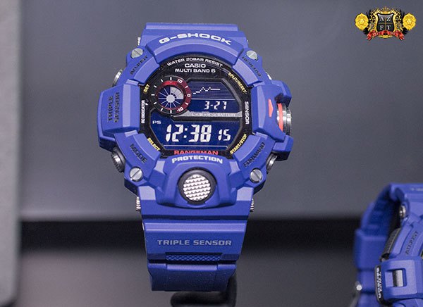 CASIO G-SHOCK นาฬิกาข้อมือ นาฬิกากันน้ำ นาฬิกาของแท้ ประกันศูนย์ CMG 1 ปี รุ่น GW-9400NV-2 นาฬิกาสีน้ำเงิน