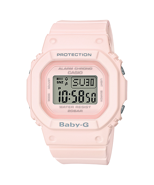 CASIO BABY-G นาฬิกาข้อมือ นาฬิกากันน้ำ นาฬิกาของแท้ ประกันศูนย์ CMG 1 ปี รุ่น BGD-560-4 นาฬิกาสีชมพู