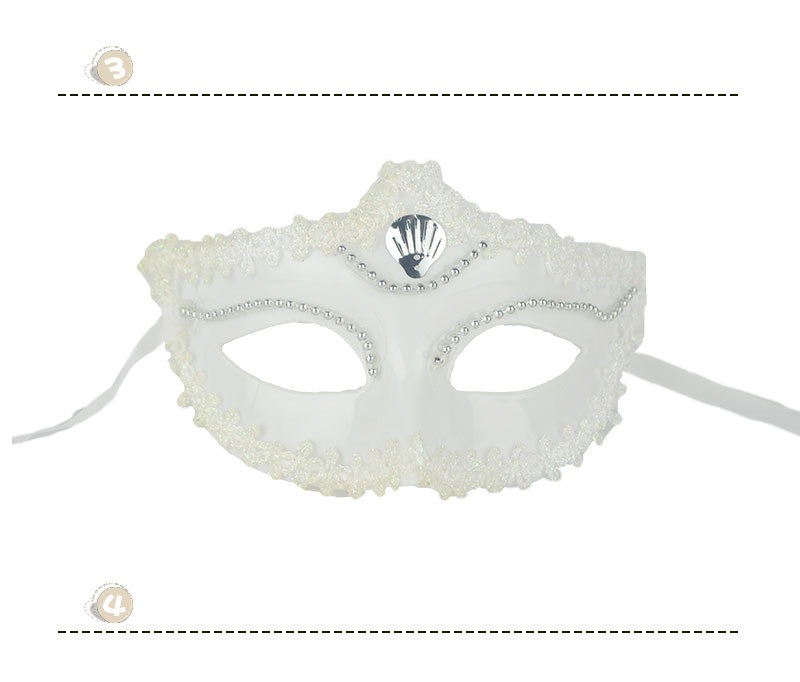 หน้ากากเจ้าหญิงครึ่งหน้า หน้ากากเต้นรำ ประดับคริสตัล หน้ากากปาร์ตี้ หน้ากากแฟนซี หน้ากากฮาโลวีน หน้ากากคอสเพลย์