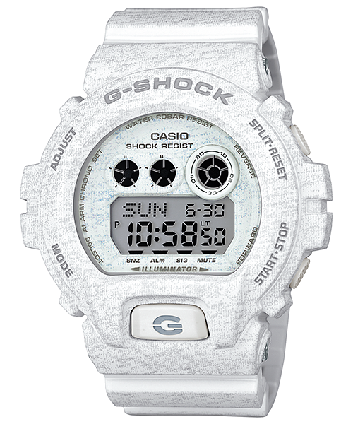 CASIO G-SHOCK นาฬิกาข้อมือ นาฬิกากันน้ำ นาฬิกาของแท้ ประกันศูนย์ CMG 1 ปี รุ่น GD-X6900HT-7 นาฬิกาสีขาว
