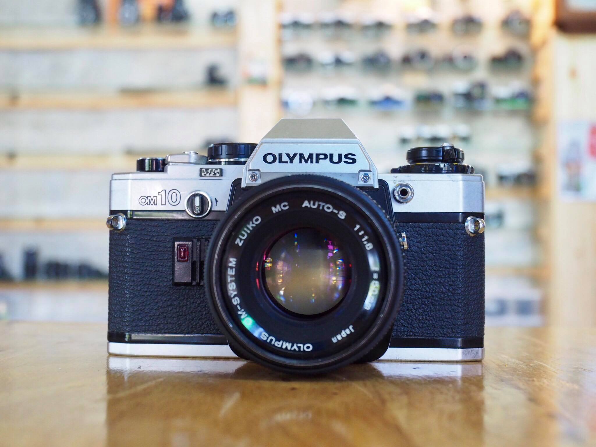 OLYMPUS OM10 OLYMPUS OM-SYSTEM ZUIKO MC AUTO-S 50MM.F1.8 JAPAN