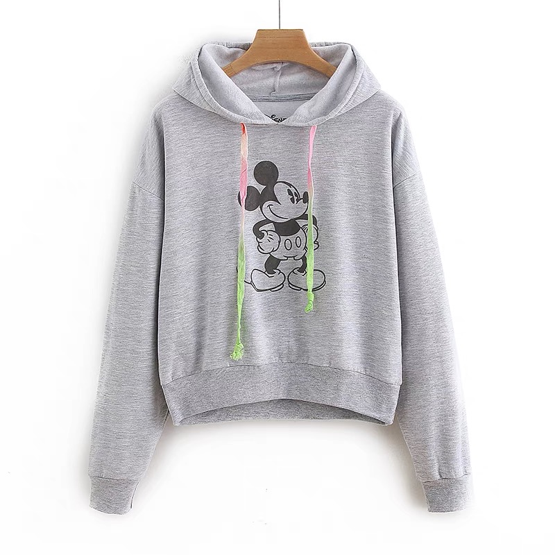 เสื้อฮู้ด วอร์ม สเวตเตอร์ Disney เสื้อมิคกี้ mickey Vintage แขนยาว สีดำ ลายการ์ตูนมิคกี้ งาน DISNEYงานสวย มาก สำเนา สำเนา สำเนา ดำ