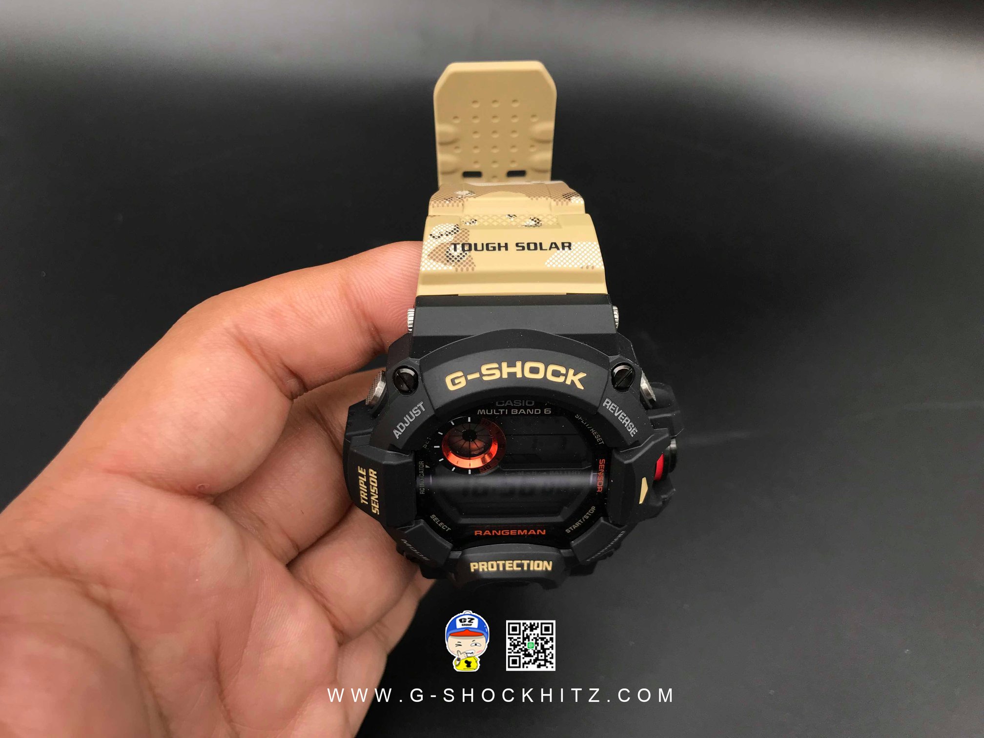CASIO G-SHOCK นาฬิกาข้อมือ นาฬิกากันน้ำ นาฬิกาของแท้ ประกันศูนย์ CMG 1 ปี รุ่น GW-9400DCJ-1 นาฬิกาสีดำ