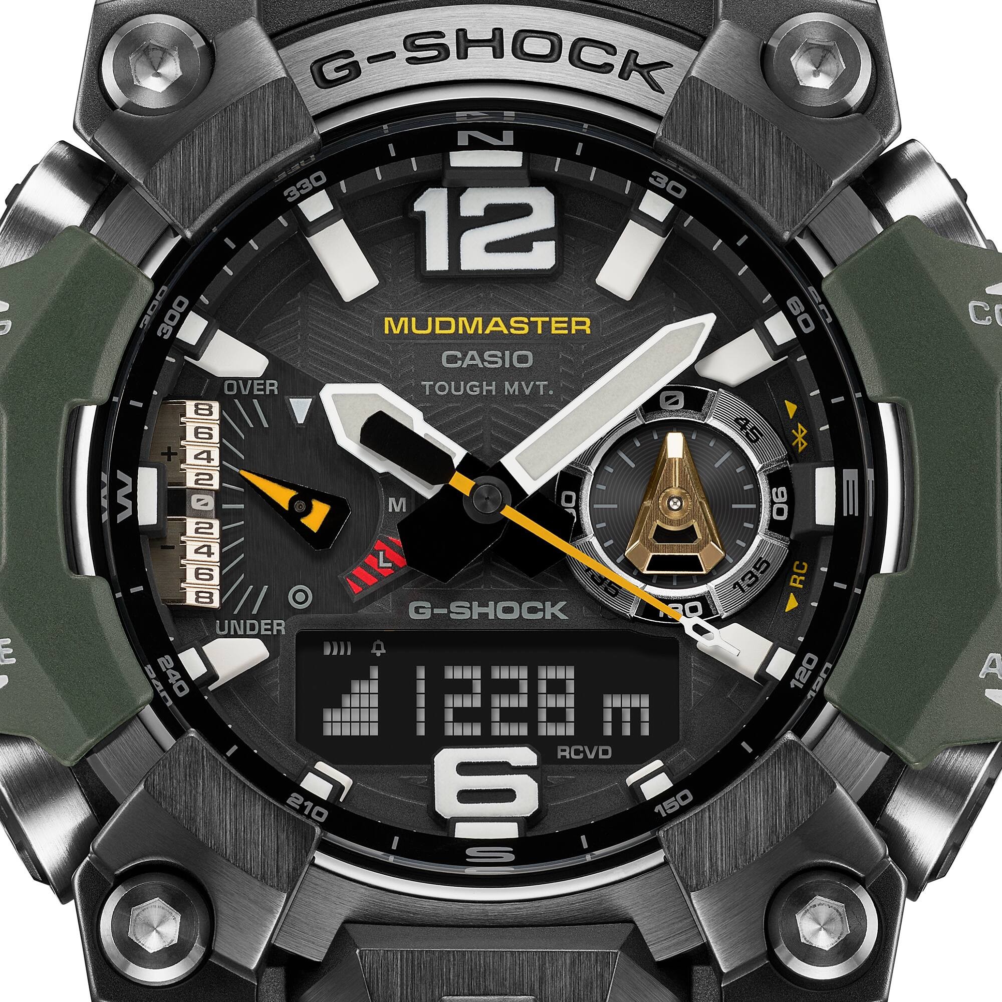 CASIO G-SHOCK นาฬิกาข้อมือ นาฬิกากันน้ำ นาฬิกาของแท้ ประกันศูนย์ CMG 1 ปี รุ่น GWG-ฺB1000-3A นาฬิกาสีเขียว