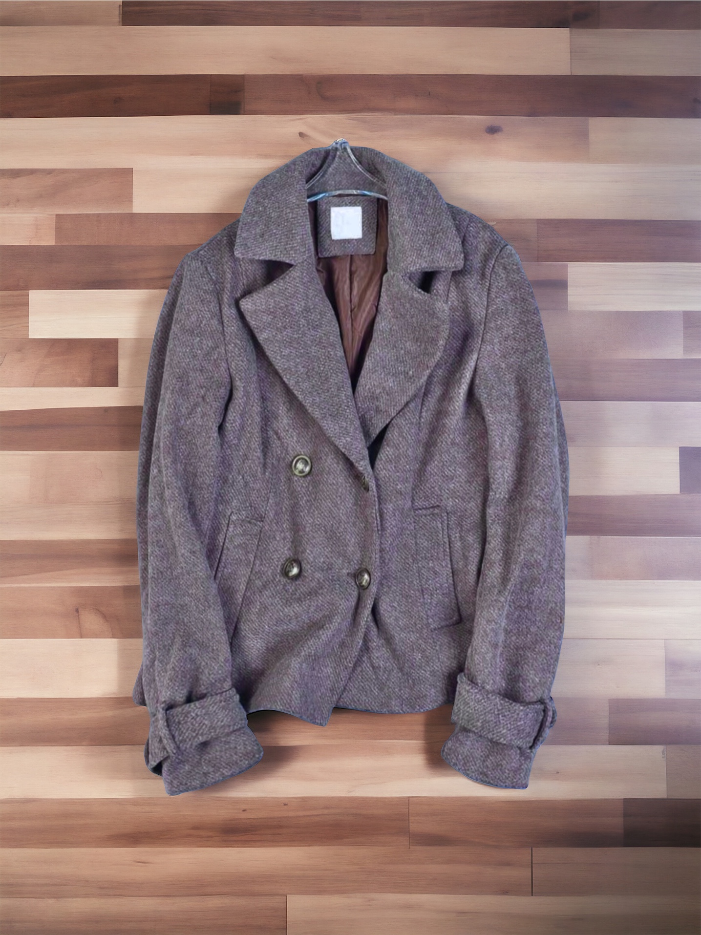 Pea coat เสื้อนอก กันหนาว trench coat collar ✨GIADA ✨ (ปกเฟอร์ถอดได้ค่ะ) WY1302