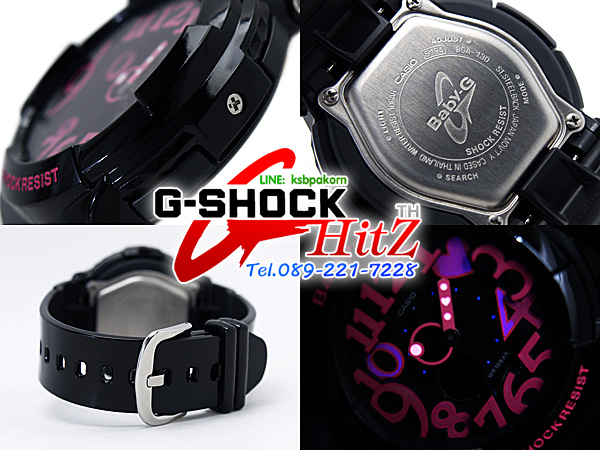 CASIO BABY-G นาฬิกาข้อมือ นาฬิกากันน้ำ นาฬิกาของแท้ ประกันศูนย์ CMG 1 ปี รุ่น BGA-130-1B นาฬิกาสีดำ