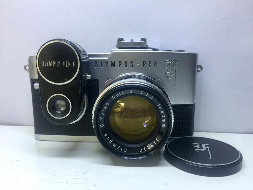 OLYMPUS PEN-F OLYMPUS G. ZUIKO AUTO-S 40MM. F1.4