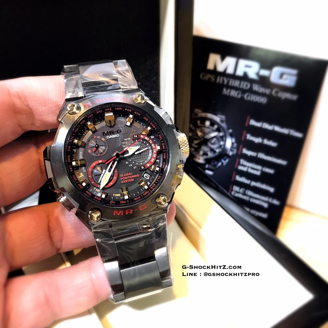 CASIO MID YEAR SALE G-SHOCK พร้อมส่ง นาฬิกาข้อมือ นาฬิกากันน้ำ นาฬิกาของแท้ ประกันศูนย์ CMG 1 ปี รุ่น MRG-G1000B-1A4 นาฬิกาสีดำ