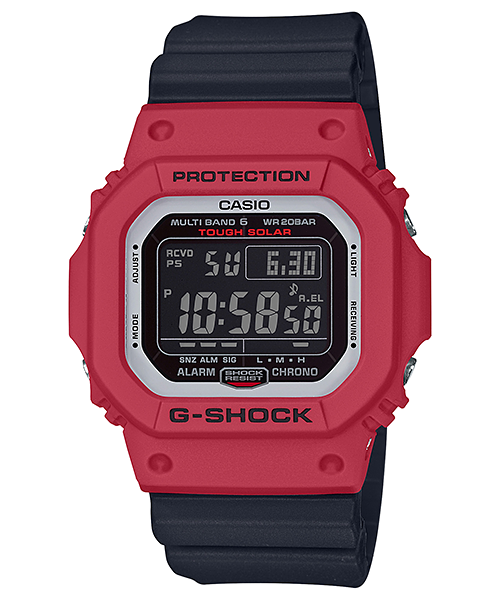 CASIO G-SHOCK นาฬิกาข้อมือ นาฬิกากันน้ำ นาฬิกาของแท้ ประกันศูนย์ CMG 1 ปี รุ่น GW-M5610RB-4 นาฬิกาสีแดง