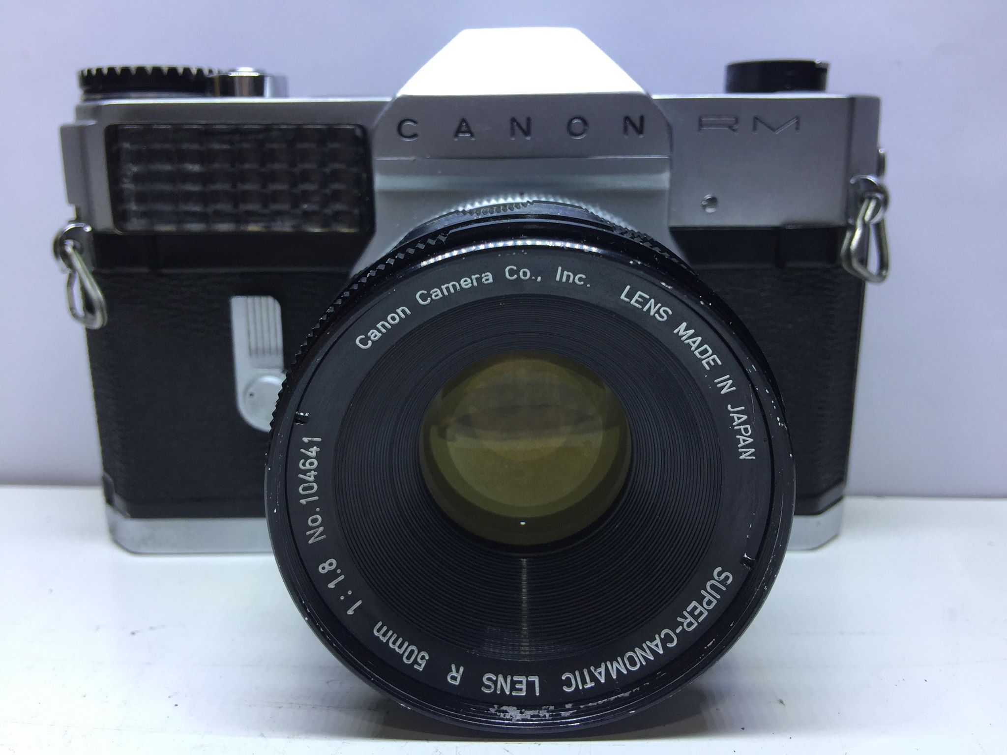 CANON CANOFLEX RM SUPER-CANONMATIC LENS R 50MM.F1.8