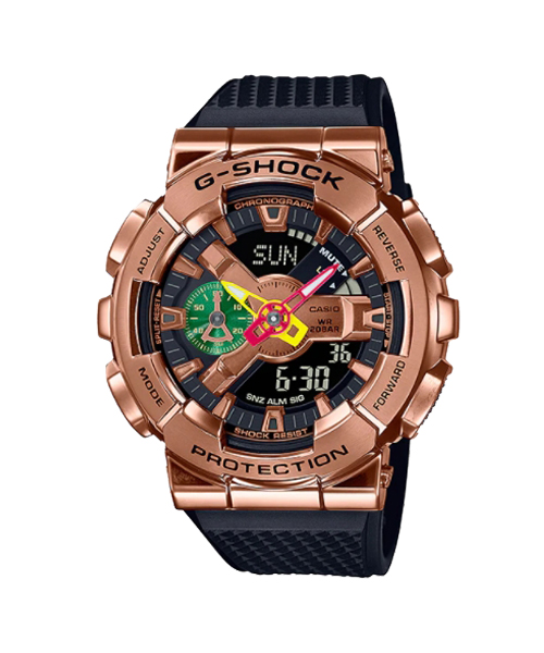 CASIO G-SHOCK นาฬิกาข้อมือ นาฬิกากันน้ำ นาฬิกาของแท้ ประกันศูนย์ CMG 1 ปี รุ่น GM-110RH-1A นาฬิกาสีดำ