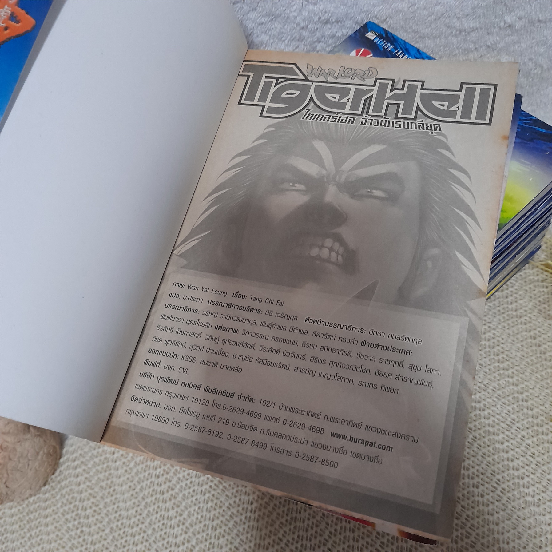 Tiger Hell ไทเกอร์เฮล จ้าวนักรบกลียุค 1-12 จบ / * ขาดเล่ม 11