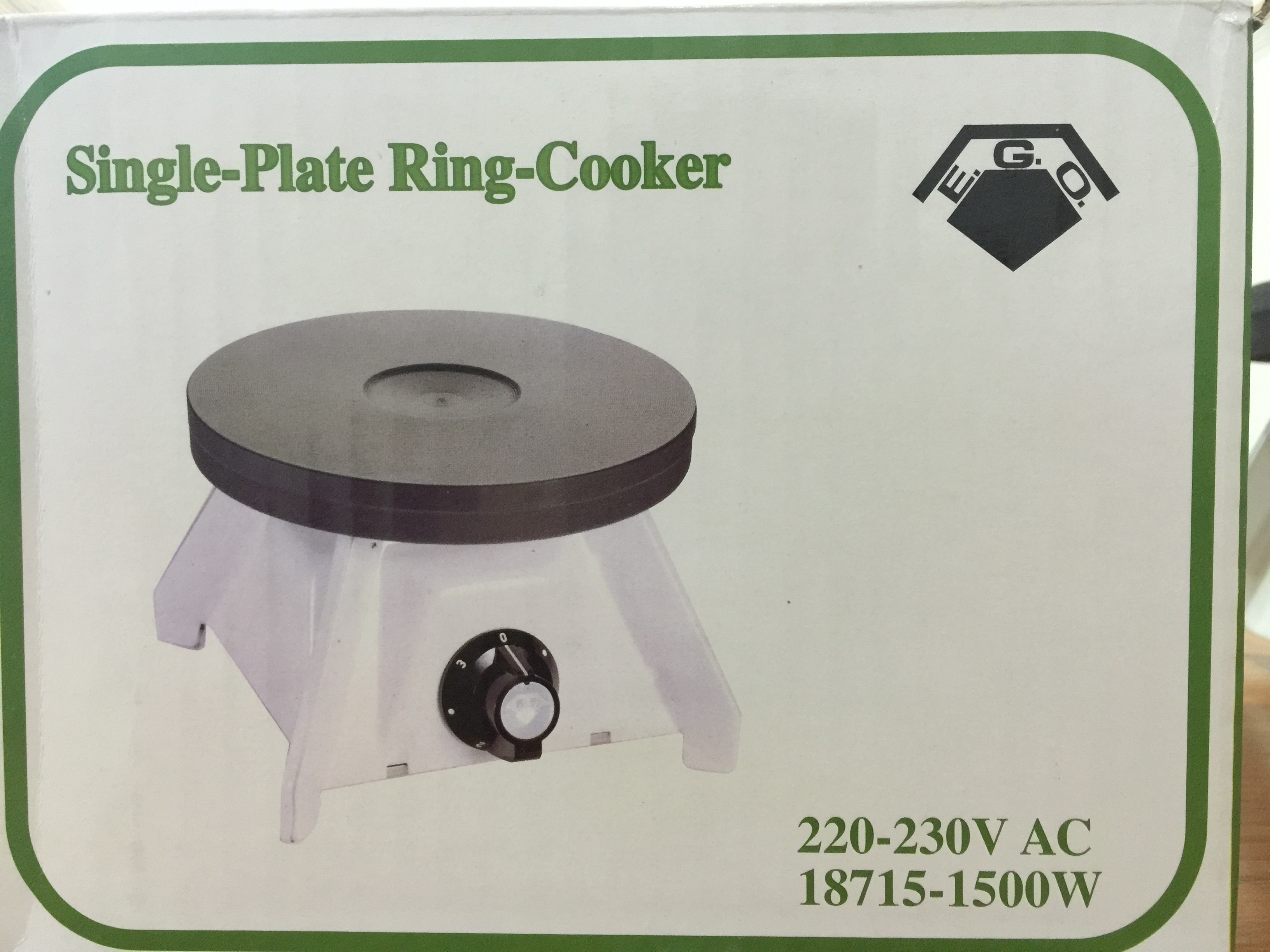 เตาไฟฟ้า ขนาดหน้าเตา 18 ซม E.G.O.