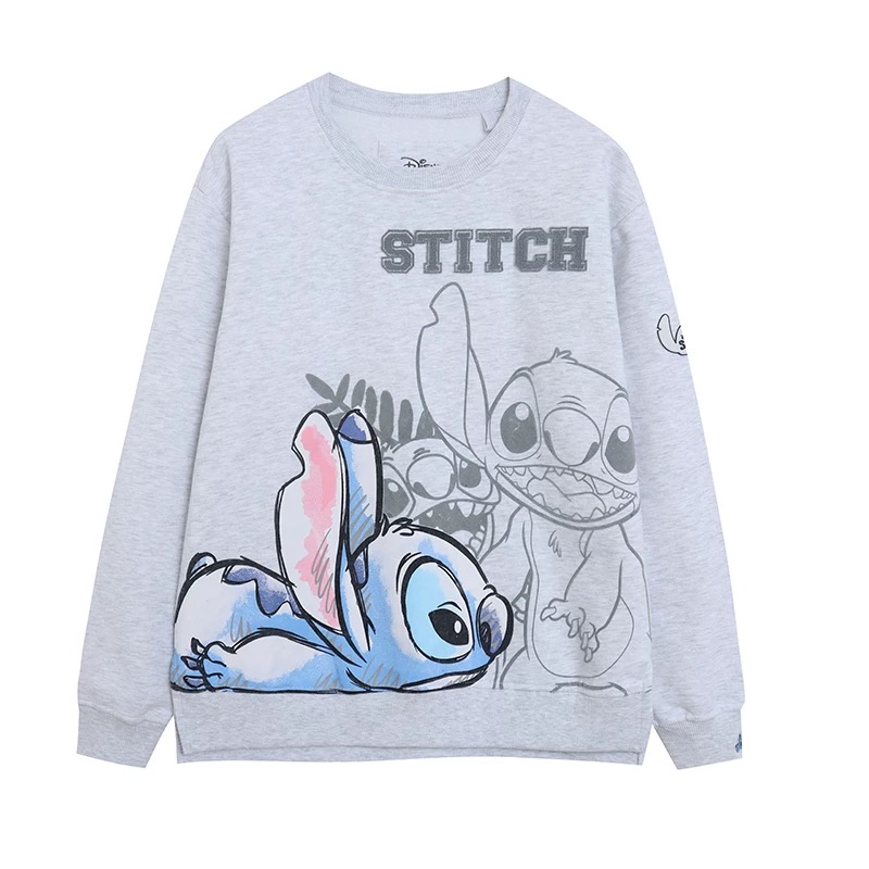 เสื้อ วอร์ม สเวตเตอร์ sweatshirt Disney เสื้อ stitch สติช สีเทา ลายการ์ตูนมิคกี้ งาน DISNEYงานสวย แต่งสายรุ้ง สำเนา สำเนา สำเนา สำเนา ฟ้า