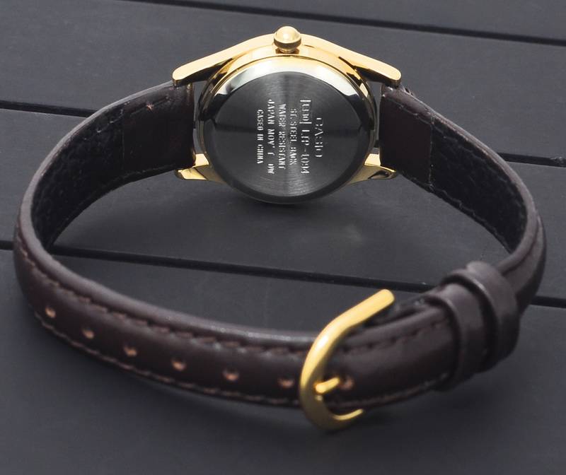 CASIO นาฬิกาคาสิโอ นาฬิกาข้อมือ นาฬิกากันน้ำ นาฬิกาของแท้ ประกันศูนย์ CMG 1 ปี รุ่น LTP-1094Q-7B4 นาฬิกาสีน้ำตาล