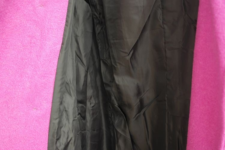 i.5S เสื้อโค้ท peacoat เสื้อโค้ทเฟอร์ โค้ทสักหลาดสีชมพูสด แบรนด์ i.5S สำเนา สำเนา สำเนา