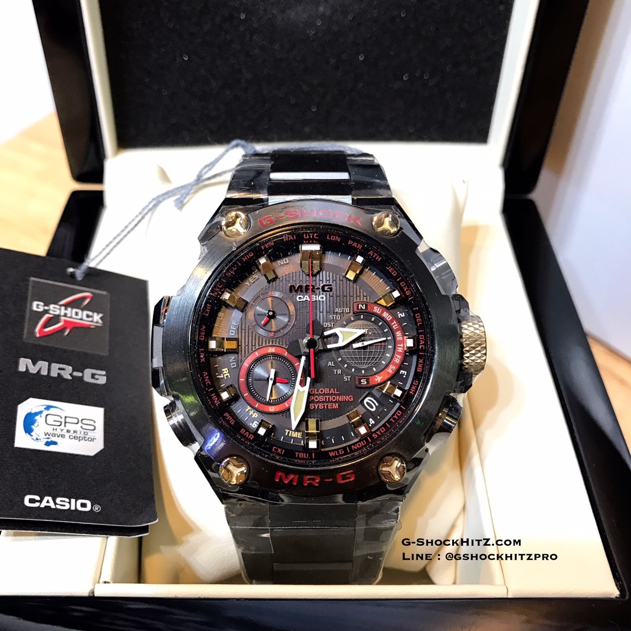 CASIO MID YEAR SALE G-SHOCK พร้อมส่ง นาฬิกาข้อมือ นาฬิกากันน้ำ นาฬิกาของแท้ ประกันศูนย์ CMG 1 ปี รุ่น MRG-G1000B-1A4 นาฬิกาสีดำ