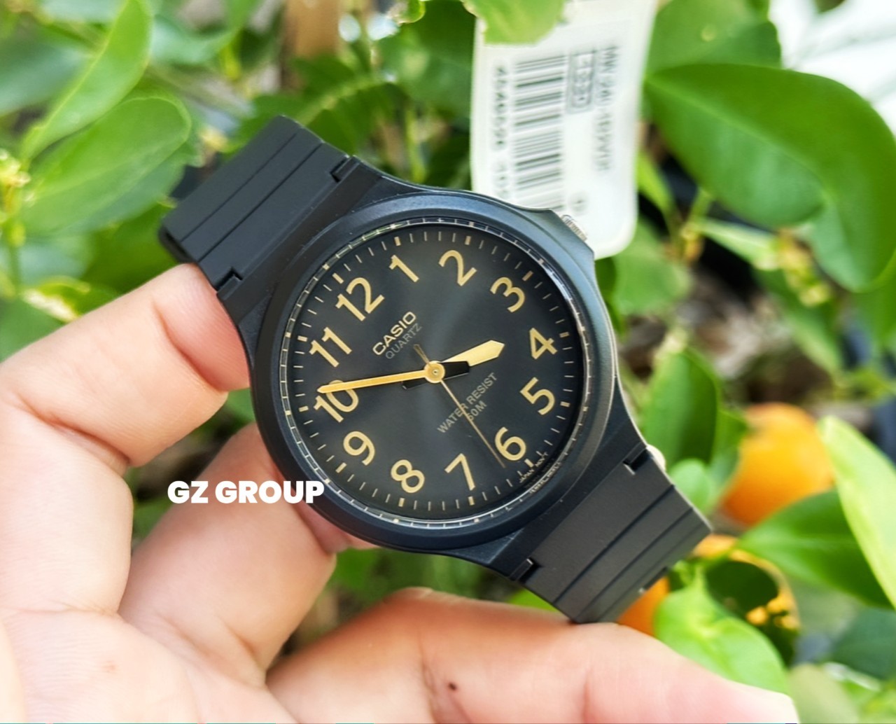 CASIO MID YEAR SALE นาฬิกาคาสิโอ พร้อมส่ง นาฬิกาข้อมือ นาฬิกากันน้ำ นาฬิกาของแท้ BTS ประกันศูนย์ CMG 1 ปี รุ่น MW-240-1B2 นาฬิกาสีดำ