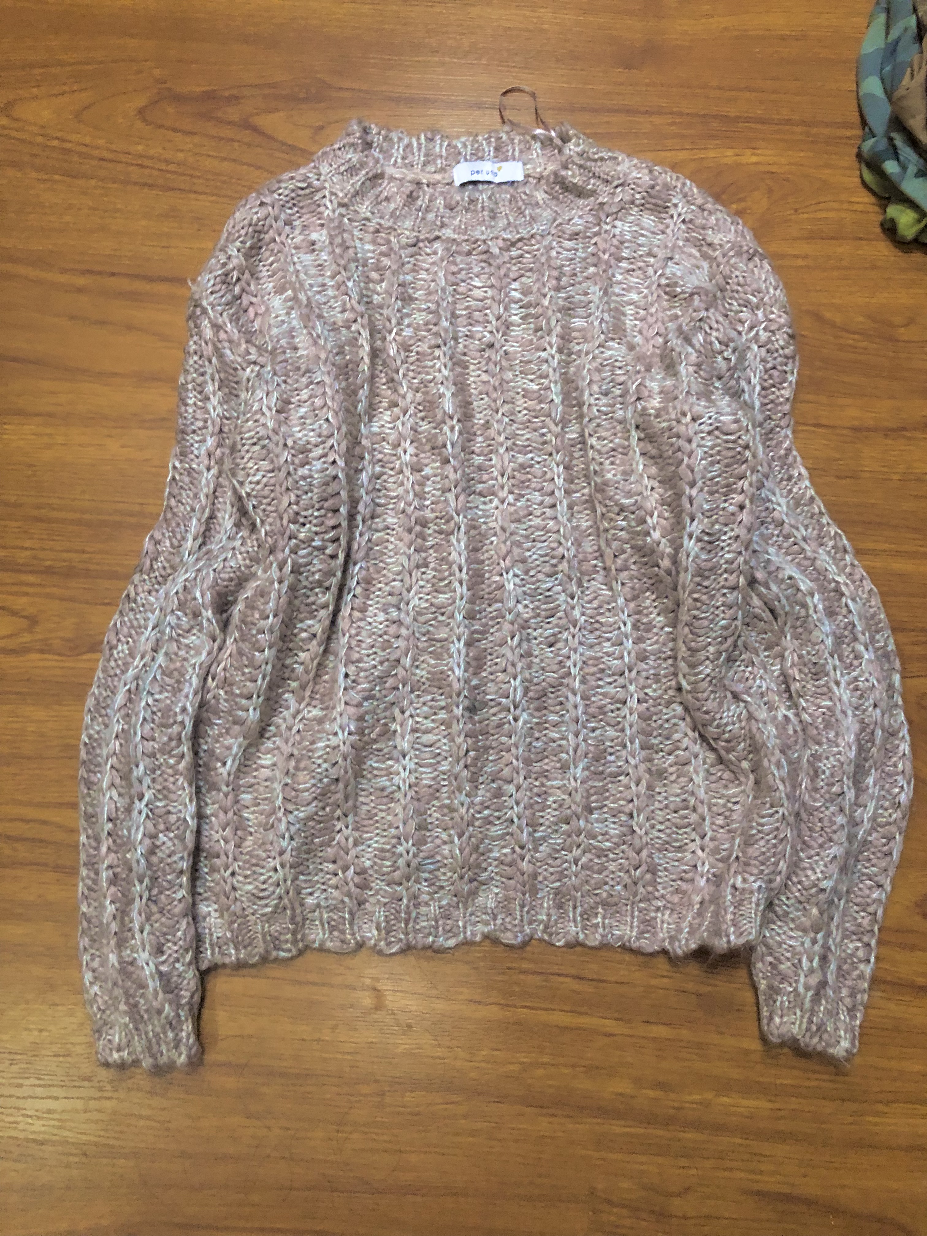 M&S เสื้อคลุมไหมพรม กันหนาวไหมพรม เนื้อไหม ใหญ่มีน้ำหนัก แบรนด์ M&S สำเนา