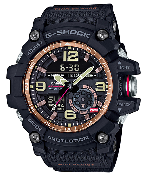 CASIO G-SHOCK นาฬิกาข้อมือ นาฬิกากันน้ำ นาฬิกาของแท้ ประกันศูนย์ CMG 1 ปี รุ่น GG-1000RG-1A นาฬิกาสีดำ
