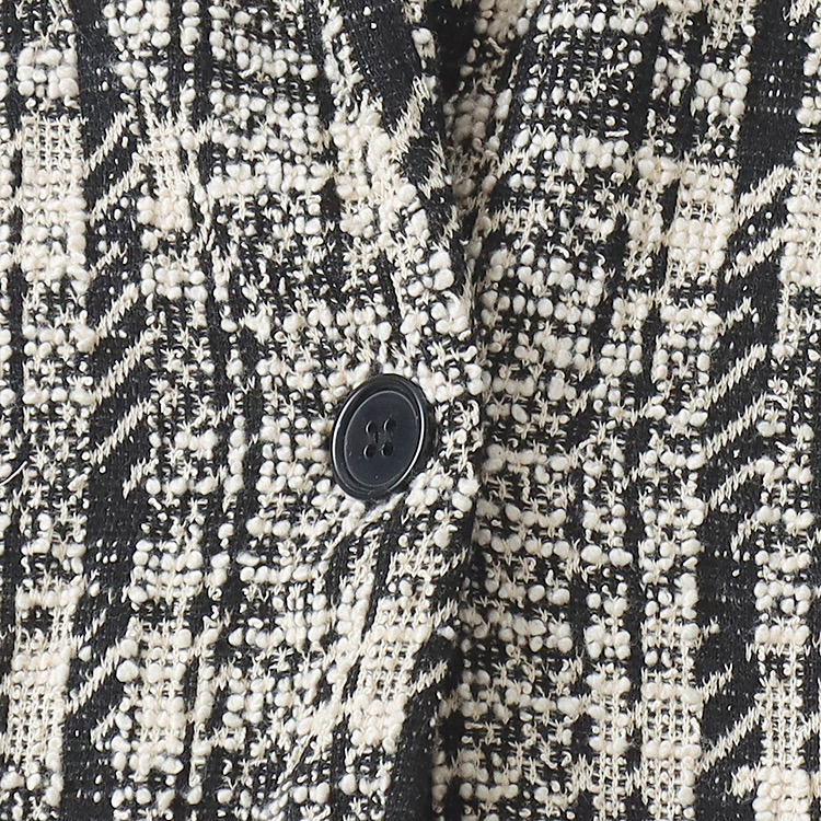 เสื้อโค้ท เสื้อกันหนาว เนื้อผ้าไหมพรม Knitting checked แบรนด์ SOYA CONCEPT