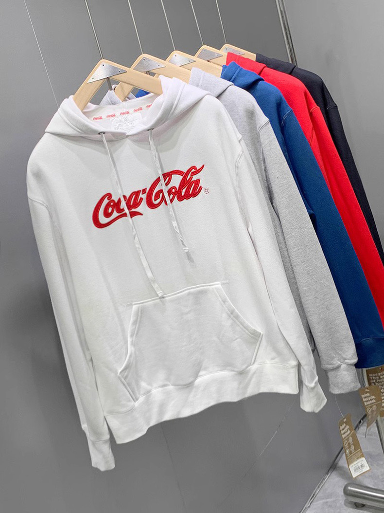 Coca cola เสื้อวอร์มฮู้ด แขนยาว งานปัก coca cola งาน coca cola
