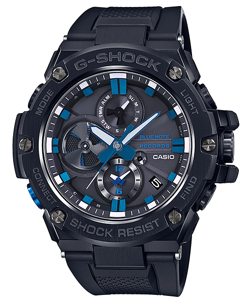 CASIO G-SHOCK นาฬิกาข้อมือ นาฬิกากันน้ำ นาฬิกาของแท้ ประกันศูนย์ CMG 1 ปี รุ่น GST-B100BNR-1A นาฬิกาสีดำ