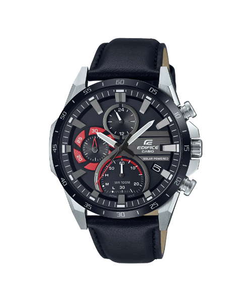 CASIO EDIFICE นาฬิกาข้อมือ นาฬิกากันน้ำ นาฬิกาของแท้ ประกันศูนย์ CMG 1 ปี รุ่น EQS-940BL-1A นาฬิกาสีดำ