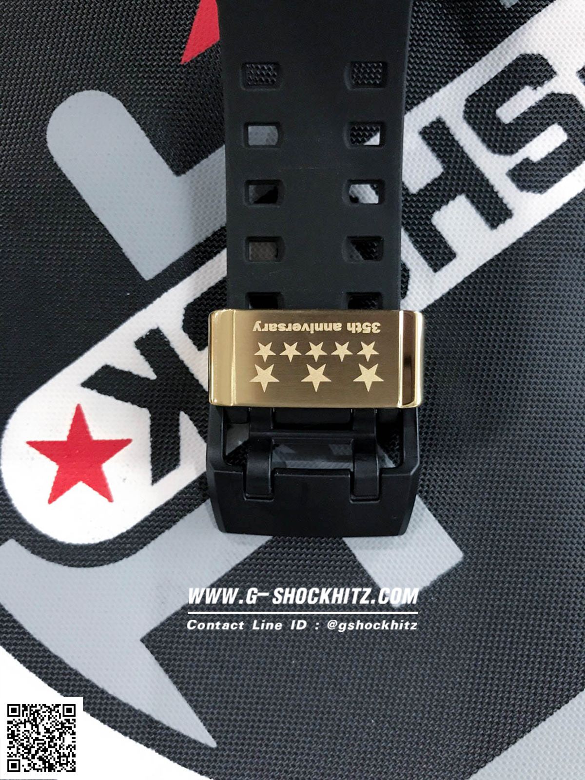 CASIO MID YEAR SALE G-SHOCK พร้อมส่ง นาฬิกาข้อมือ นาฬิกากันน้ำ นาฬิกาของแท้ ประกันศูนย์ CMG 1 ปี รุ่น GA-735A-1A นาฬิกาสีดำ