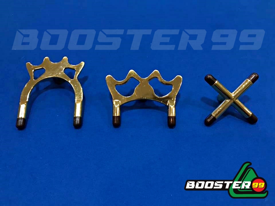 หัวไม้เร็ท ขนาดมาตรฐาน 3ทรงหลัก ที่ต้องใช้ เหล็ก ชุบเงิน/ชุบทอง ราคาต่อ 1 ชิ้น