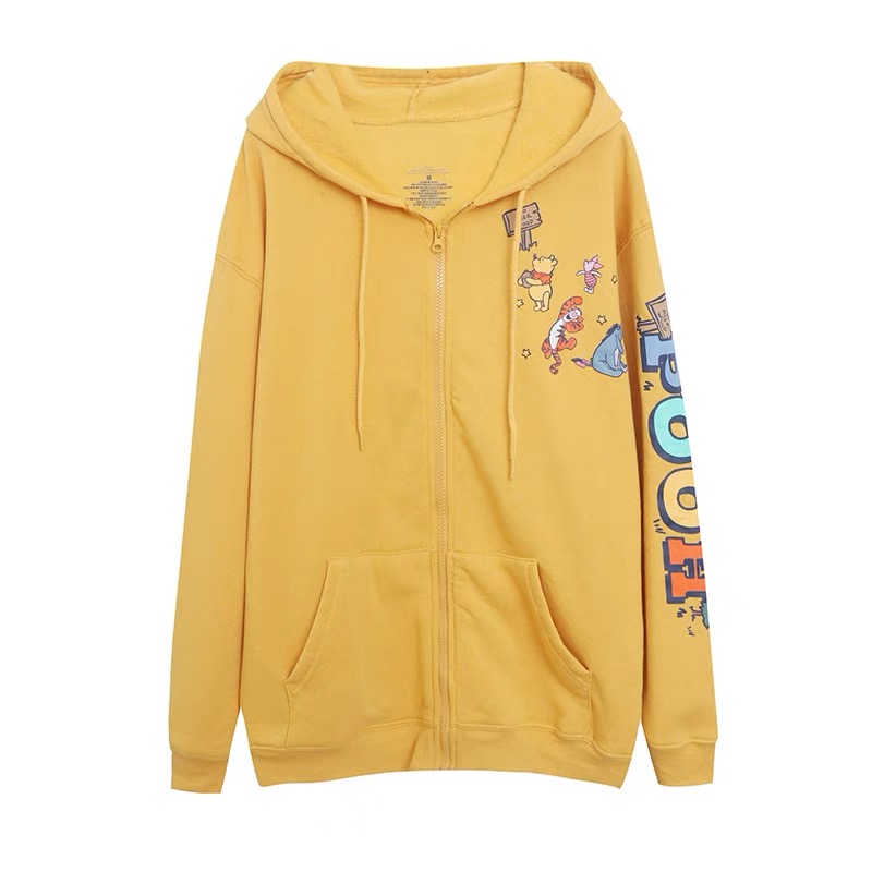 เสื้อฮู้ด วอร์ม สเวตเตอร์ Disney เสื้อหมีพูห์ Winnie the pooh Vintage แขนยาว สีขาว ลายการ์ตูนมิคกี้ งาน DISNEYงานสวย if you love me let me sleep สำเนา ดำ
